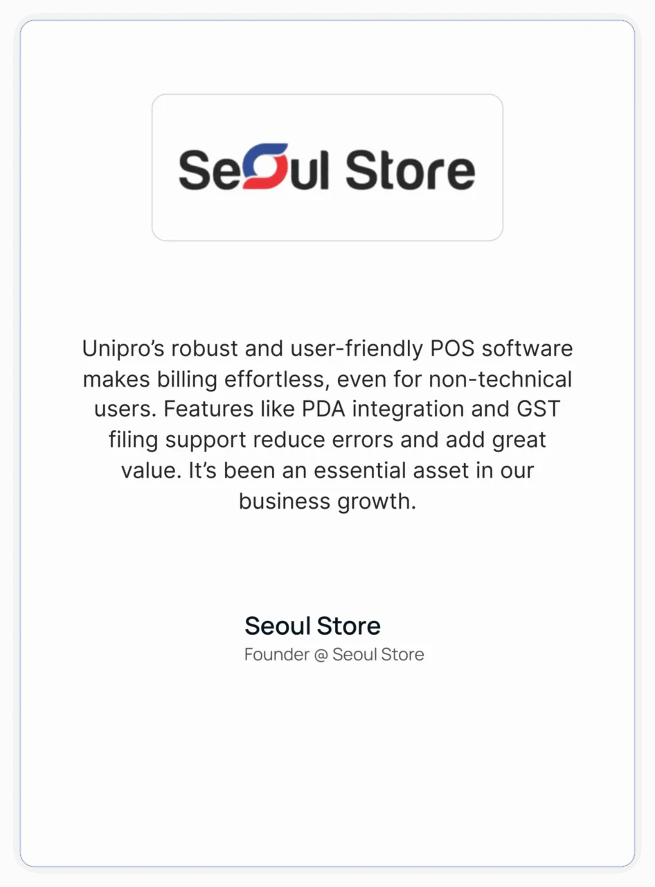 Seoul Store Client Testimonials
