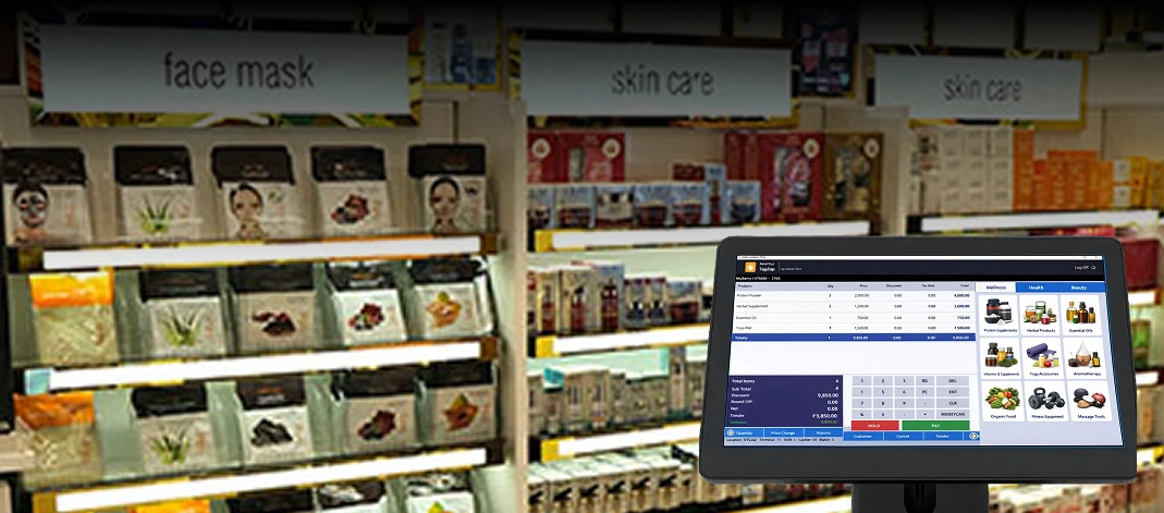 Beauty and wellness retail POS with batch and expiry tracking