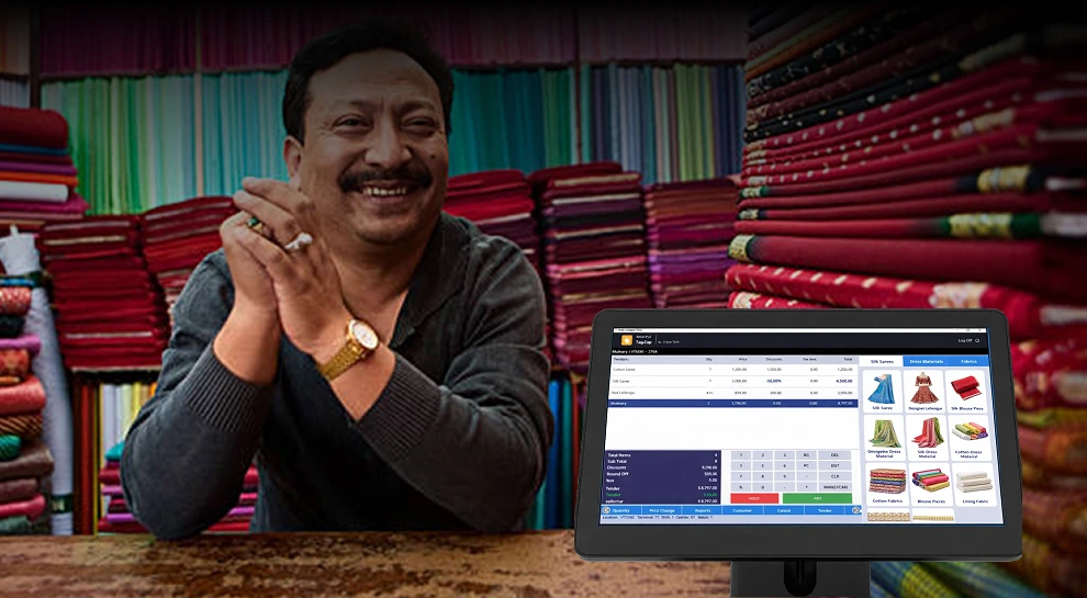 Fashion and apparel retail POS software for textile and garment stores