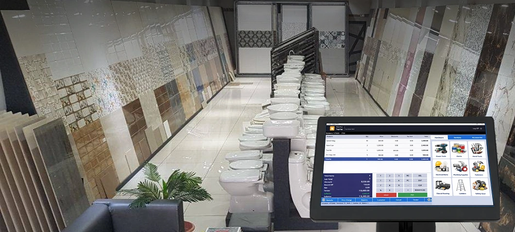 Hardware and building materials retail POS with credit billing