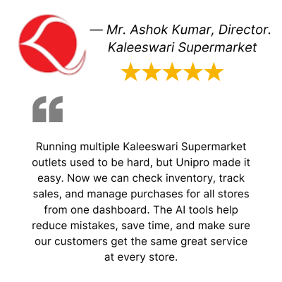 Kaleeswari Supermarket Testimonial