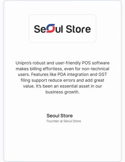 Seoul Store Client Testimonials