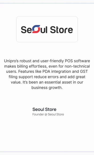 Seoul Store Client Testimonials