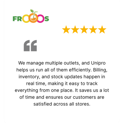 FROOOS Supermarket testimonial for RetailPOS